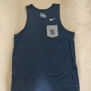 Nike San Diego Padres pocket tank top medium